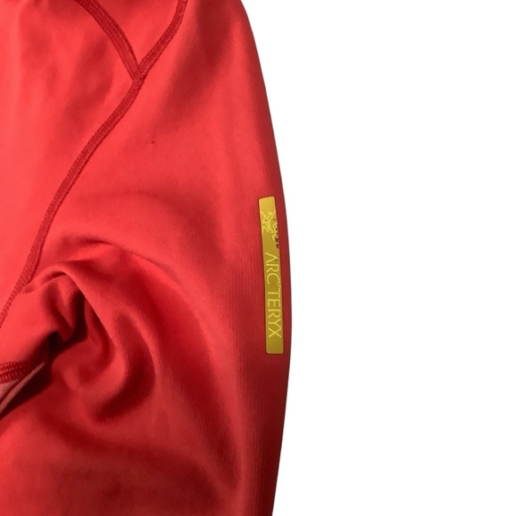 Arc’teryx Quarter Zip Pullover Sz Medium Red - Picture 6 of 11